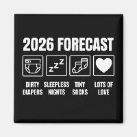 Bebis på väg 2026 Förutsägelse Bebis firande Rolig