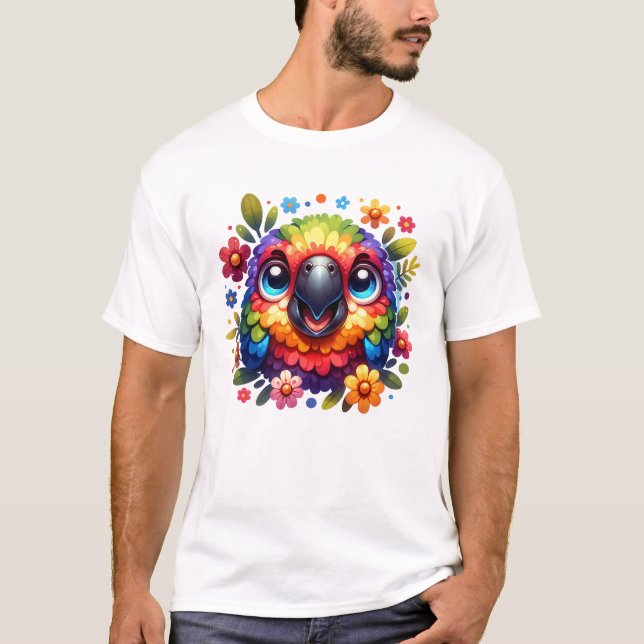 Bebis Papegoja T Shirt (Framsida)