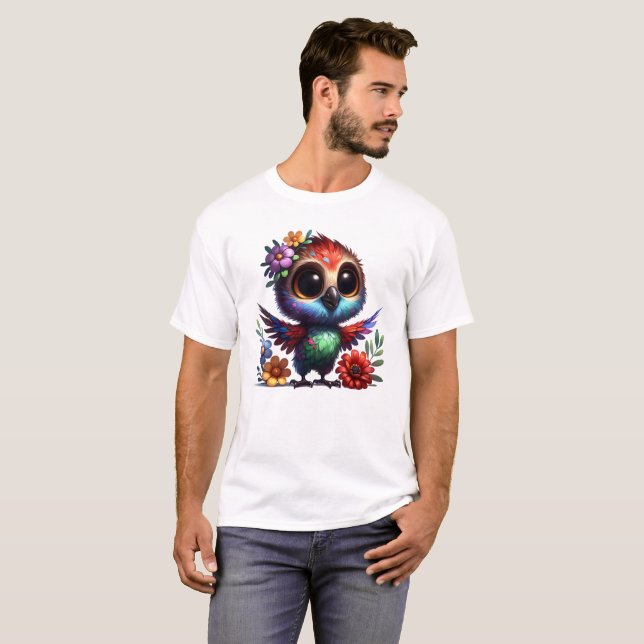 Bebis Papegoja T Shirt (Hel framsida)