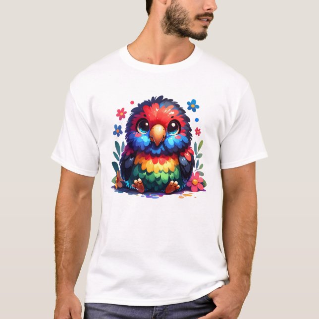 Bebis Papegoja T Shirt (Framsida)