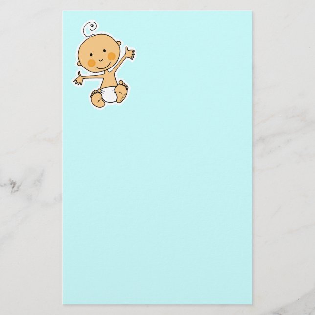 Bebis Pojke Brevpapper (Framsida)