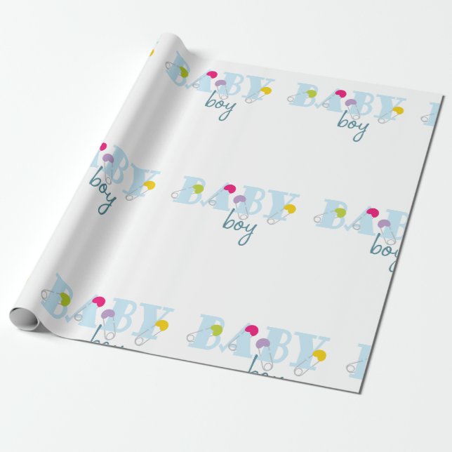 Bebis Pojke Presentpapper (Utrullad)