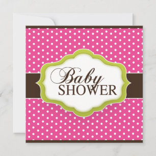 Bebis shower-inbjudan med fantasifull design inbjudningar