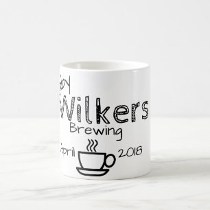 bebis som bryggar förvänta gravid kaffemugg