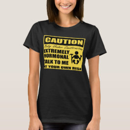 bebis under konstruktion, roligt moderskap t shirt