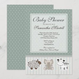 Bebisar för Baby Shower-inbjudan Inbjudningar