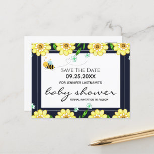 Bebisbabyvisningsprogram spara datumet vykort