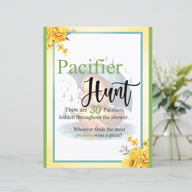 Bebischam för Anka i Cute Rubber Nappar Hunt Game (Stående Fram)