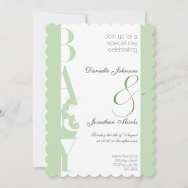 Bebischaufförer Inbjudan-inbjudan till Baby ombord Inbjudningar