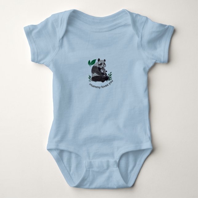 bebisdräkt med bekvämt grejer t shirt (Framsida)