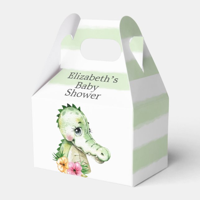 Bebisdusch för Blommigt för spädbarn med vattenfär Presentaskar (Framsidan Sidan)