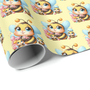 Bebisdusch för Cute-bin Presentpapper