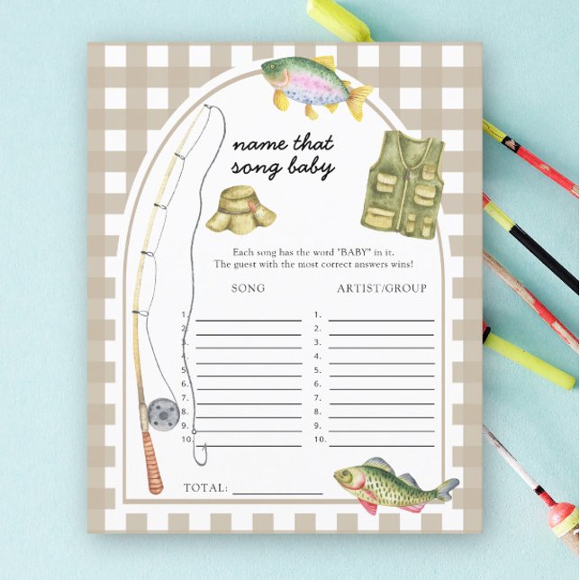 Bebisdusch för fiskare - Namn där Baby Sång (Skapare uppladdad)