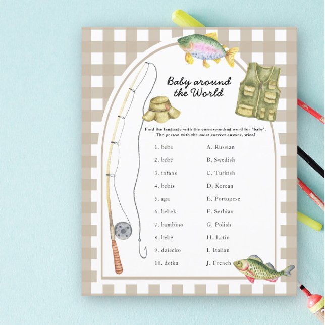 Bebisdusch för fiskare - värld runt-spelet i baby (Skapare uppladdad)