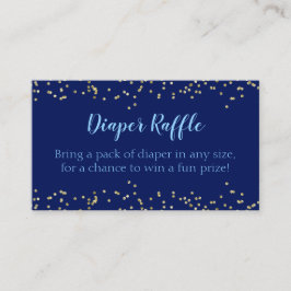 Bebisdusch för Guld-konfetti- Tilläggskort