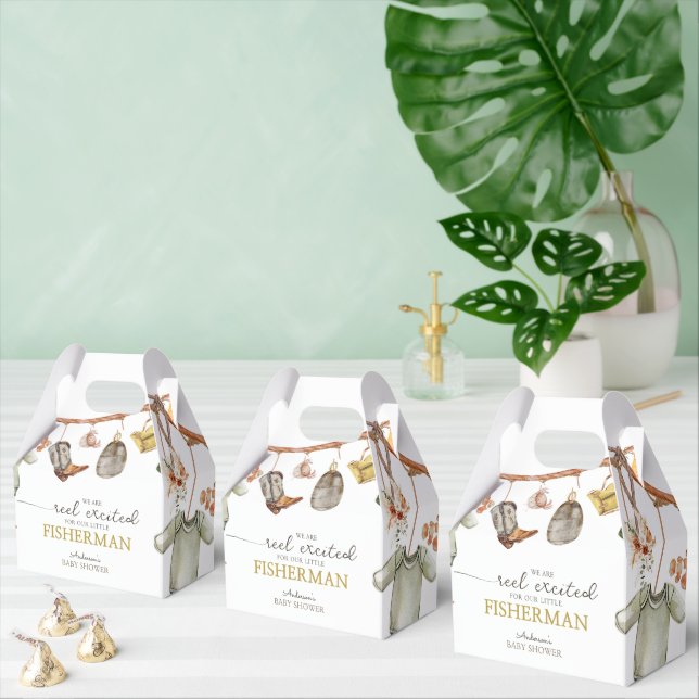 Bebisdusch för kute och Rustic-fiske Presentaskar (Multipel)