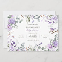 Bebisdusch för lila roliga blommor