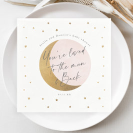 Bebisdusch för måne och stjärnor pappersservett