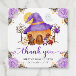 Bebisdusch för vattenfärg Bus eller godis Hallowee Gåvor Etiketter