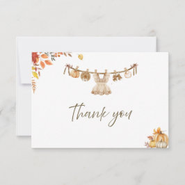 Bebisdusch för vattenfärg Tvätt Fall Boho Baby Sho Tack Kort