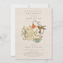 Bebisdusch för vattenfärgen Faecore blommigt Tea P