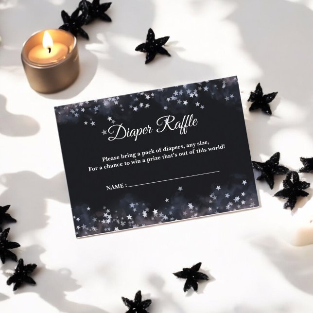 Bebisdusch för Watercolor Celestial Boy Tilläggskort (Skapare uppladdad)