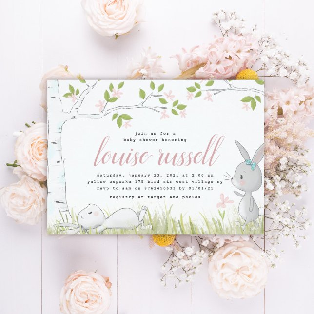 Bebisdusch i baby inbjudningar (Skapare uppladdad)