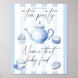 Bebisdusch i Tea party - namn som föda i baby Poster