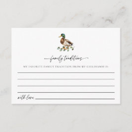 Bebisduschar i familjen Rustic Mallard Anka Tilläggskort