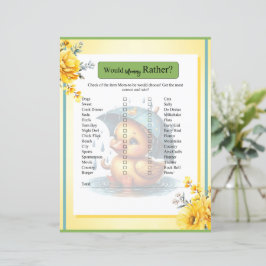 Bebisduschen Anka i Cute Rubber skulle snarare var