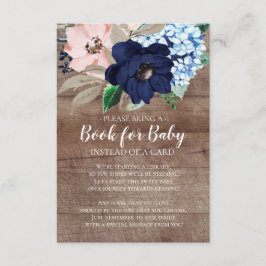 Bebisduschen Bok för marin och  Blommigt för Baby Tilläggskort