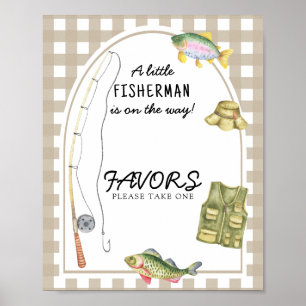 Bebisduschfavoriter för fiskare poster