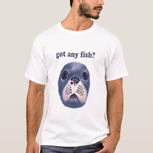 bebiset förseglar t-skjortan t-shirt (Framsida)