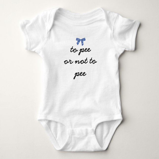 bebiset kissar bajs t-shirt (Framsida)