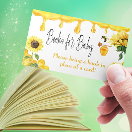 Bebishonung Blommigt Gult Bok för babykläder Tilläggskort