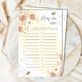 Bebishonung Boho babykläder ABC-spel