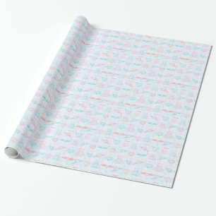 bebismönster med nallen presentpapper