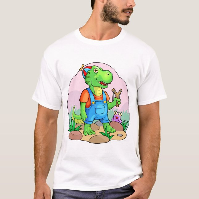 bebistyrannosaurus t-shirt (Framsida)