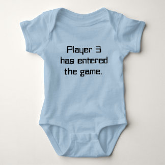 Bebisutslagsplats för spelare 3 t-shirt