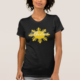 Bebot svart förstörd utslagsplats t-shirt