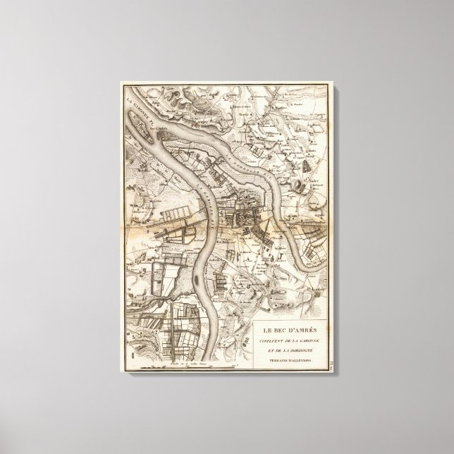 Bec d'Ambes Canvastryck (Framsida)