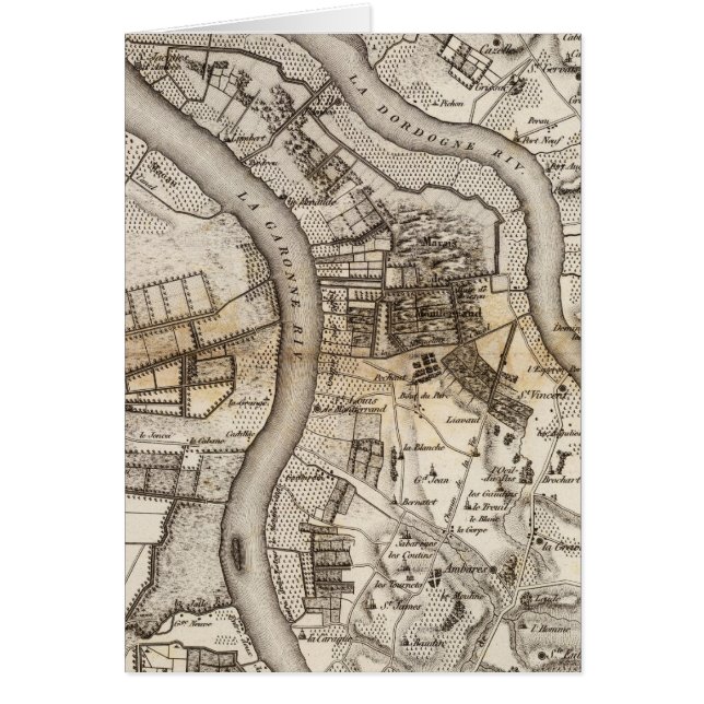 Bec d'Ambes Hälsningskort (Framsidan)