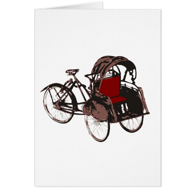 Becak Hälsningskort (Framsidan)