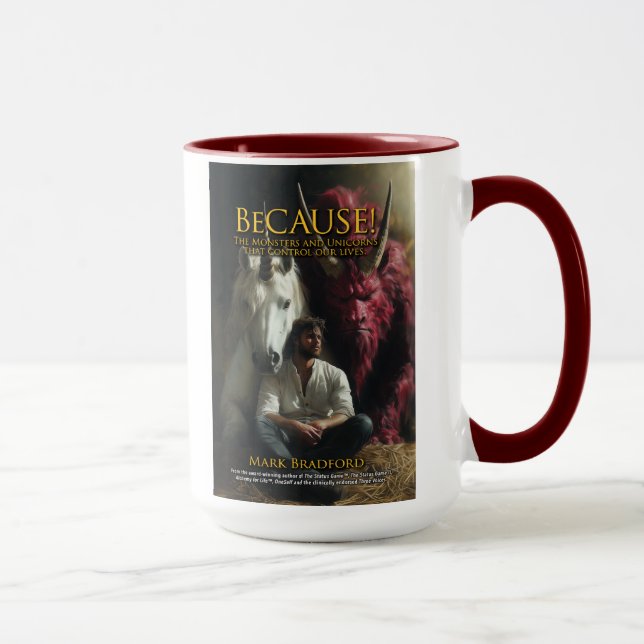 BeCAUSE! Mugg med sött monster och Unicron (Höger)