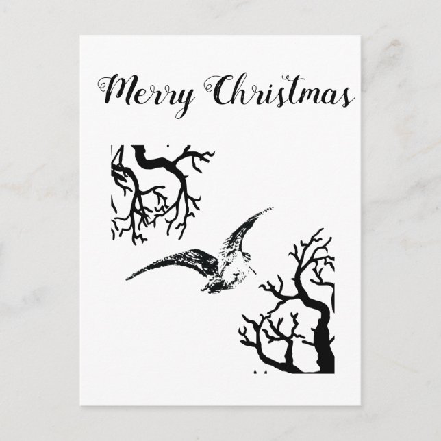 Beccaccia tra rami vykort (Framsida)