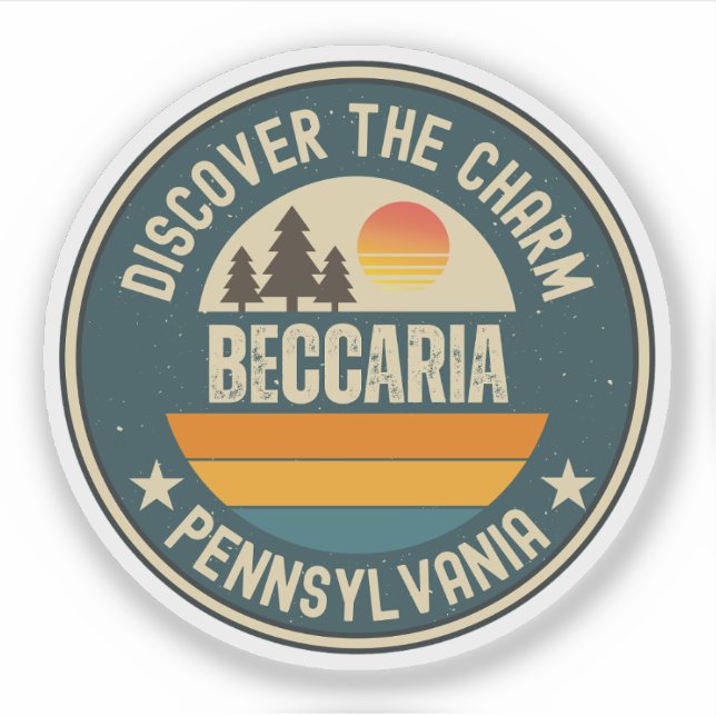 Beccaria, Pennsylvania Klistermärken (Framsida)