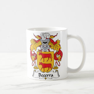 Becerra familjvapensköld kaffemugg
