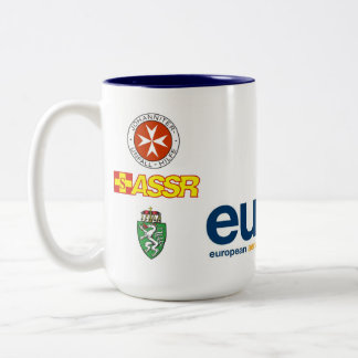 Becher Mug Tasse EURAMET Två-Tonad Mugg