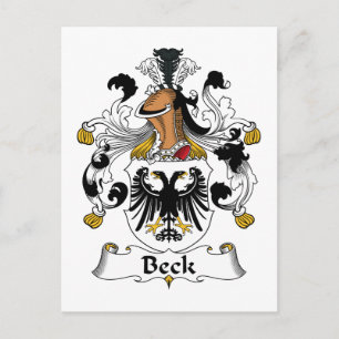 Beck Family Crest Vykort