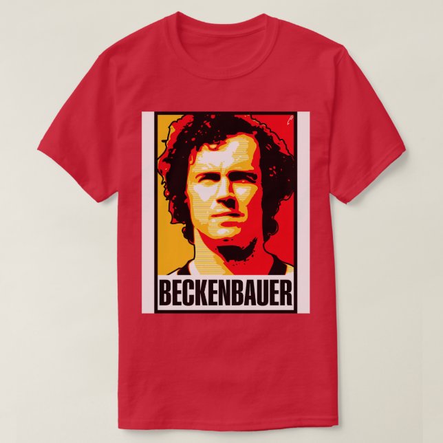 Beckenbauer TYSKLAND T Shirt (Design framsida)